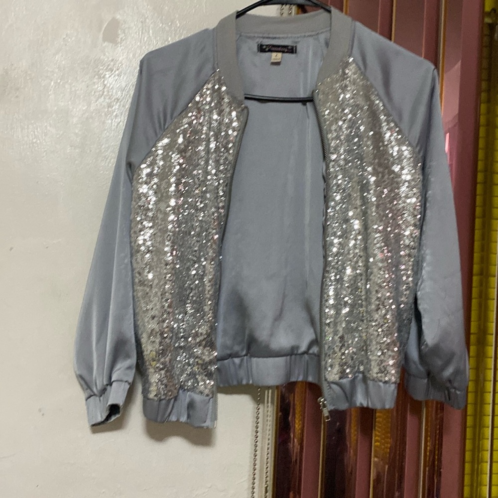 Beautiful Glitter Jacket Size Large